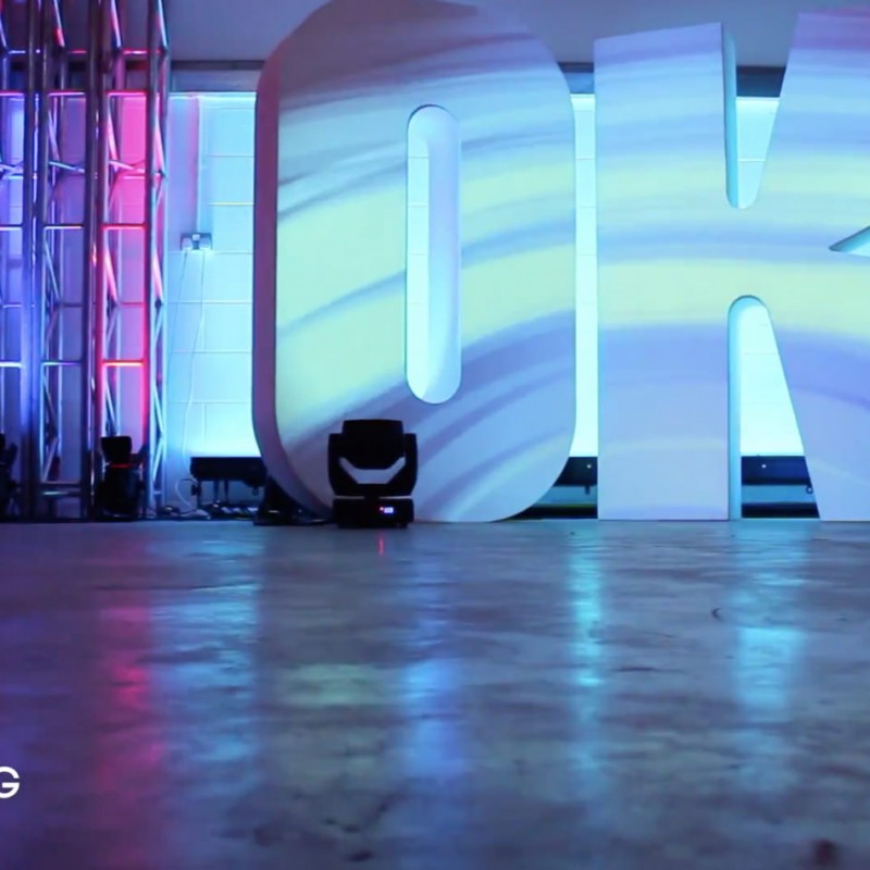 Video mapping design and hire solutions using Arkaos Media Master